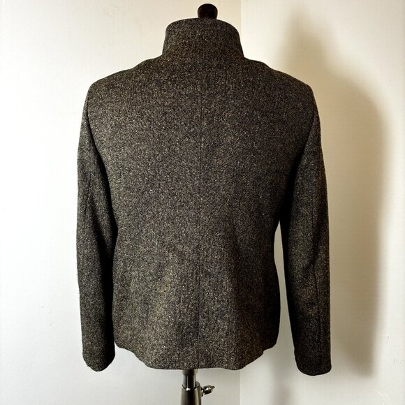 Akris Punto Women's Blazer Wool Silk Blend Light Jacket Front Full Zip‎ Sweater - Picture 9 of 15